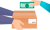 Cash payment to courier